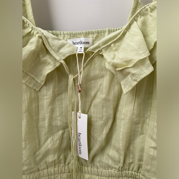 NWT Heartloom RIANNE RUFFLE TIERED DRESS size M Green - Picture 9 of 11